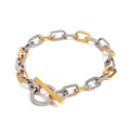 Amaní Dual-Tone Chain Bracelet