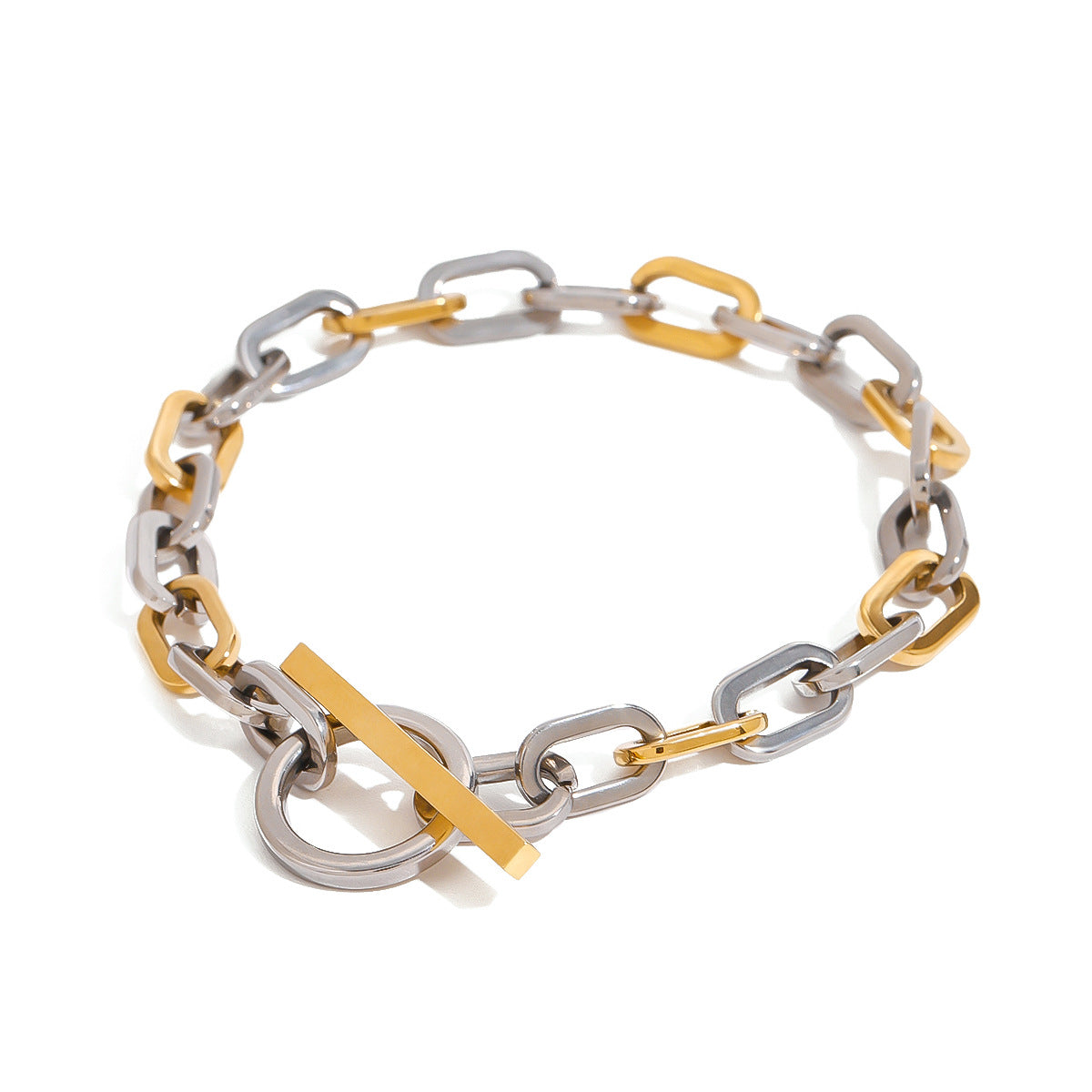 Amaní Dual-Tone Chain Bracelet