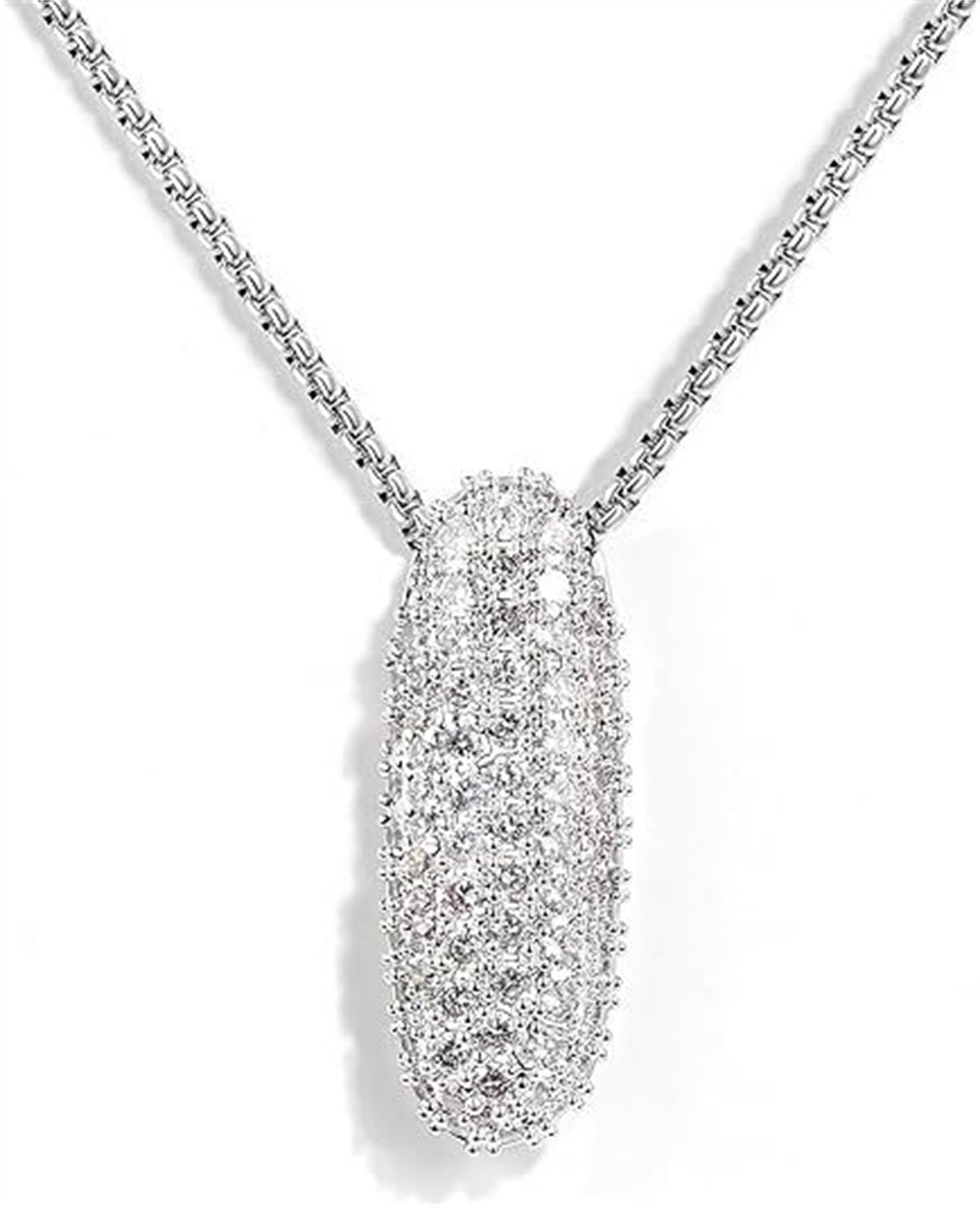 Personalized Elegant Letter Necklace – Brass & Zircon