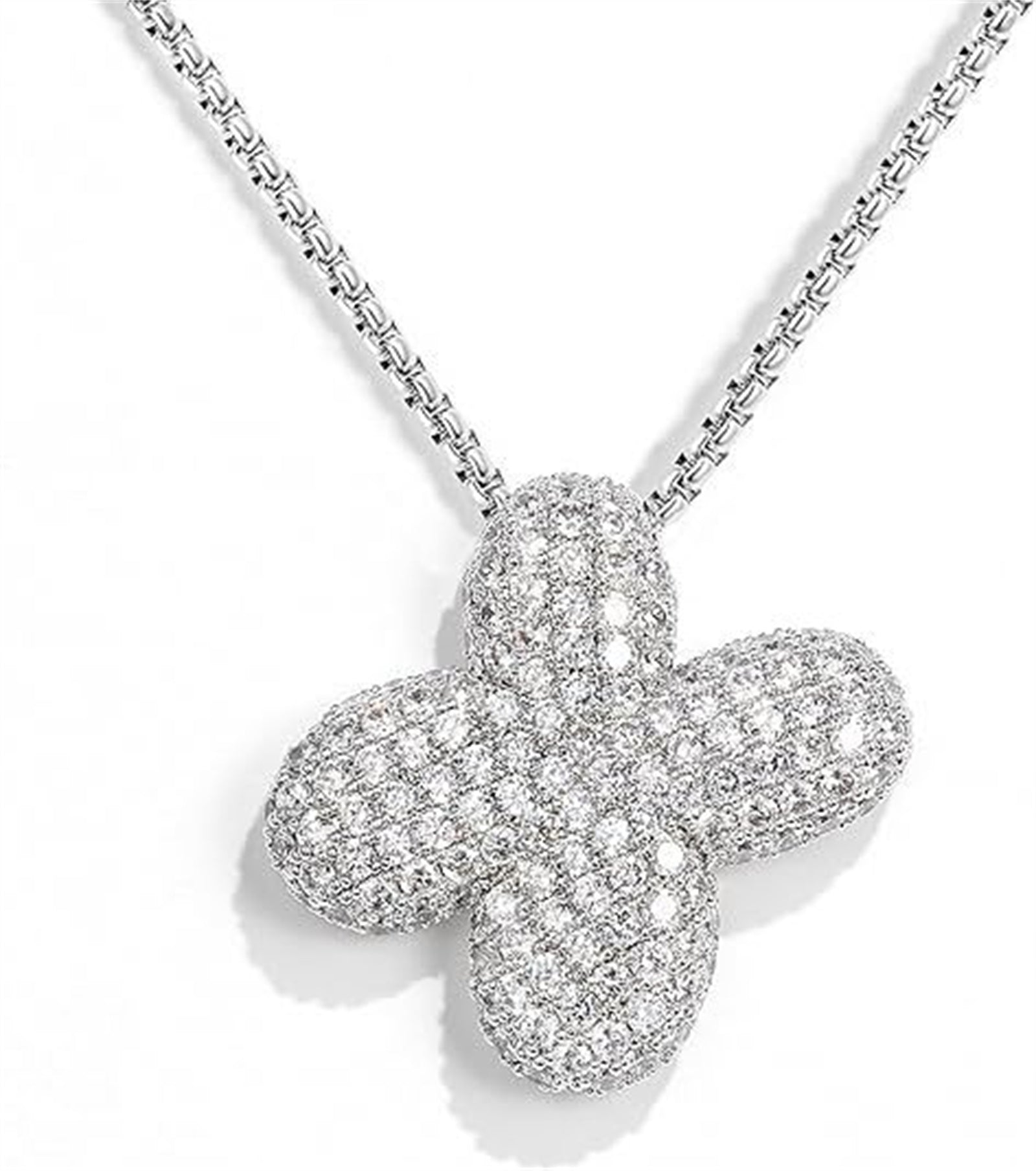 Personalized Elegant Letter Necklace – Brass & Zircon