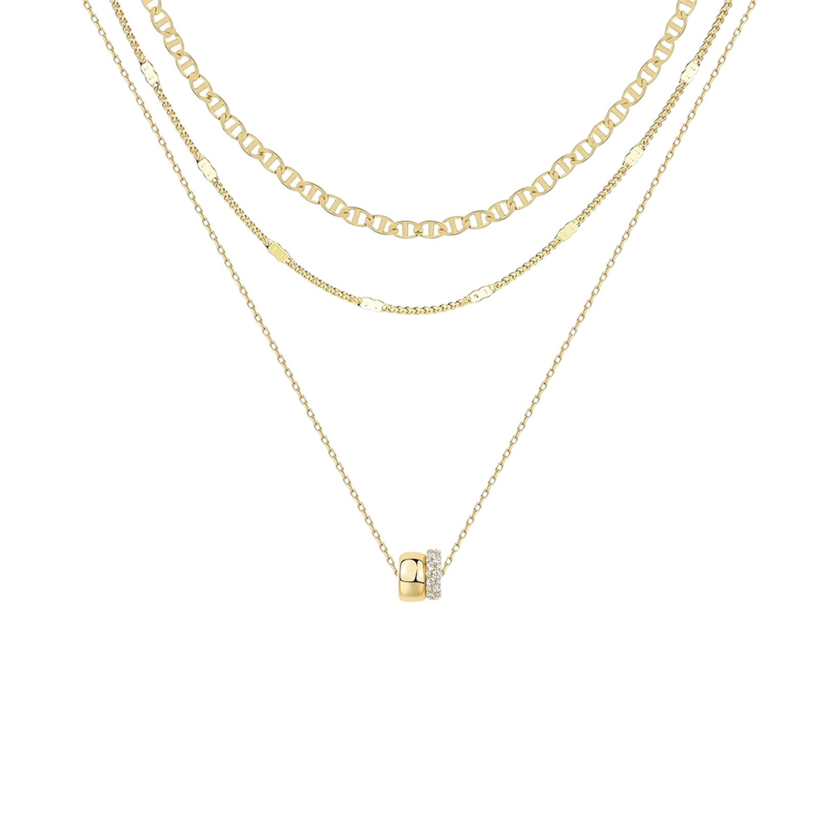 Necklace Zircon-laid Necklace Suit Women