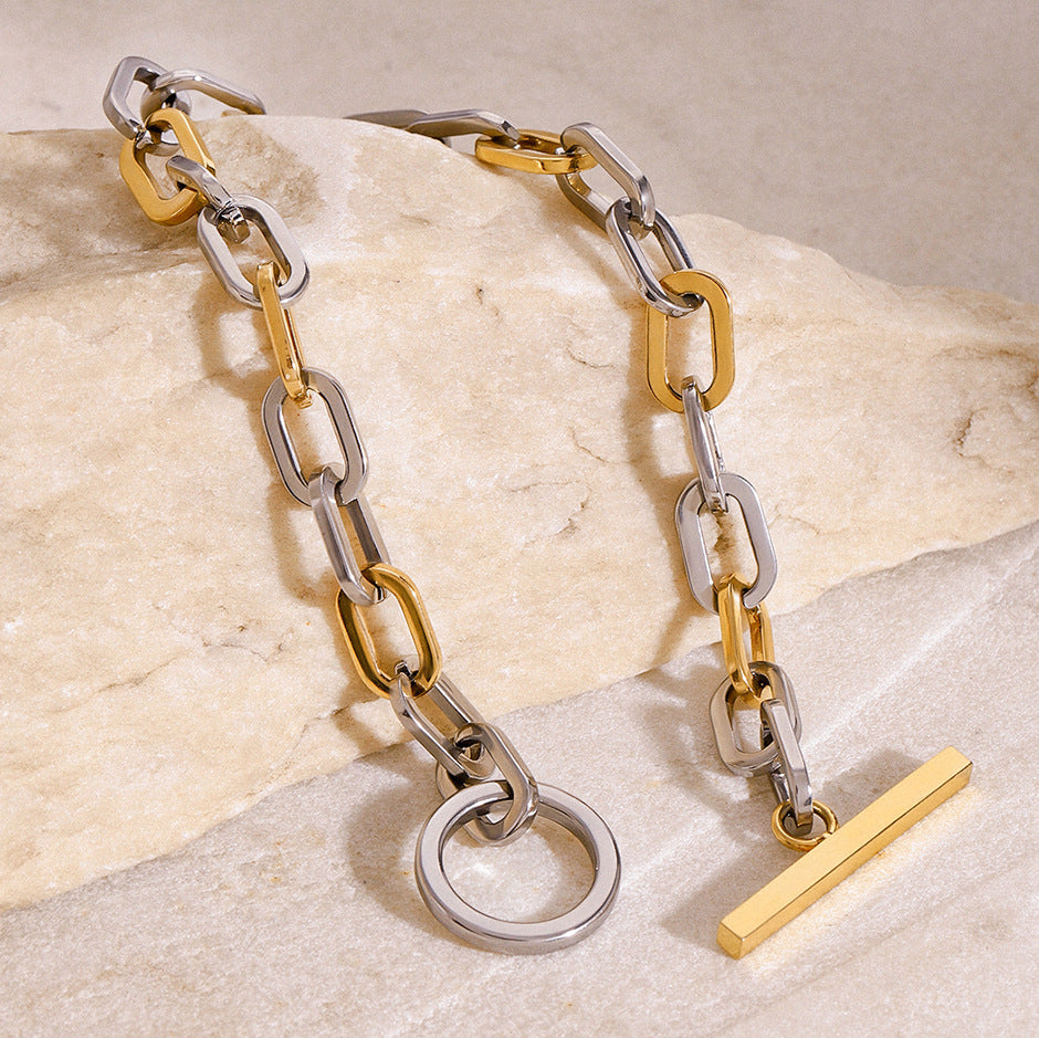 Amaní Dual-Tone Chain Bracelet