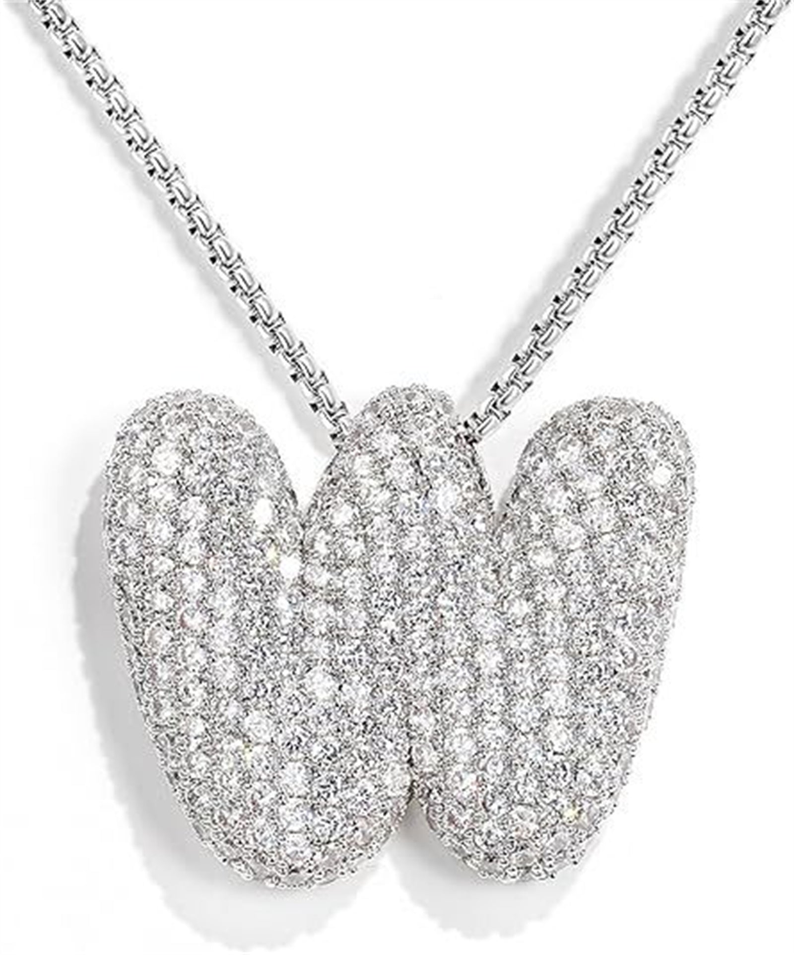 Personalized Elegant Letter Necklace – Brass & Zircon