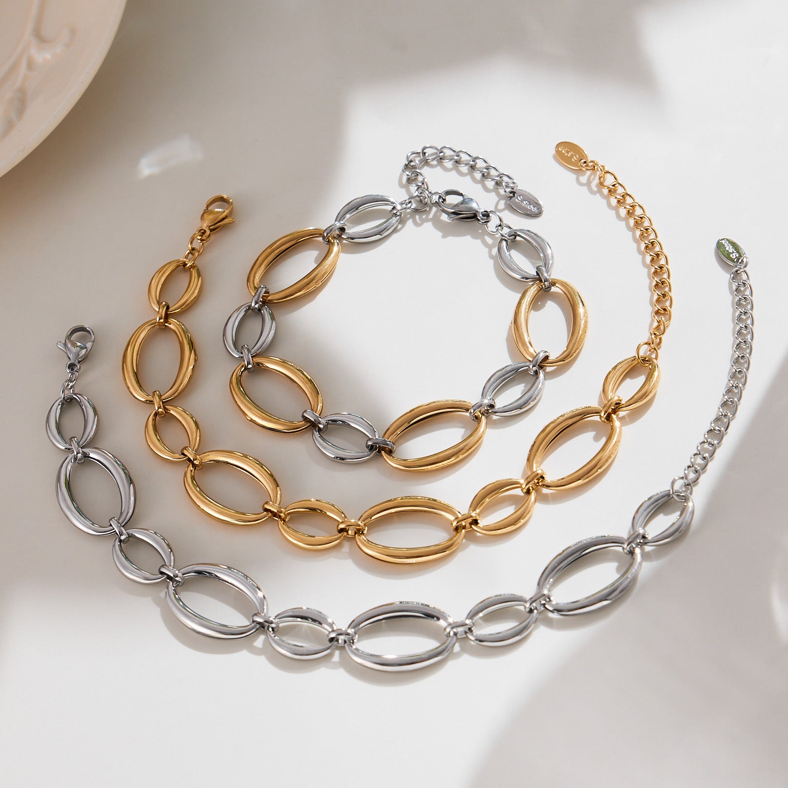 Minimal Stainless Steel Chain-link Necklace