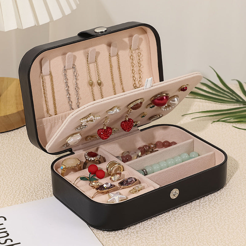 Simple Portable Travel Jewelry Storage Box